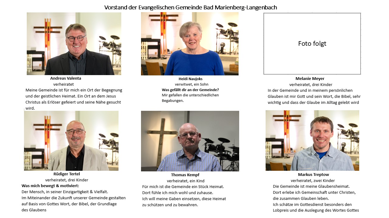Vorstand Evangelische Gemeinde Bad Marienberg-Langenbach